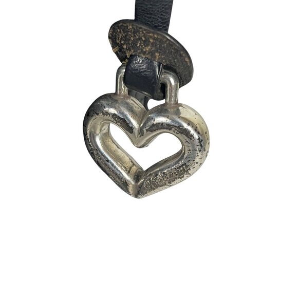 Brighton Black Leather Crocodile Print Embossed Satchel Bag - Picture 7 of 15